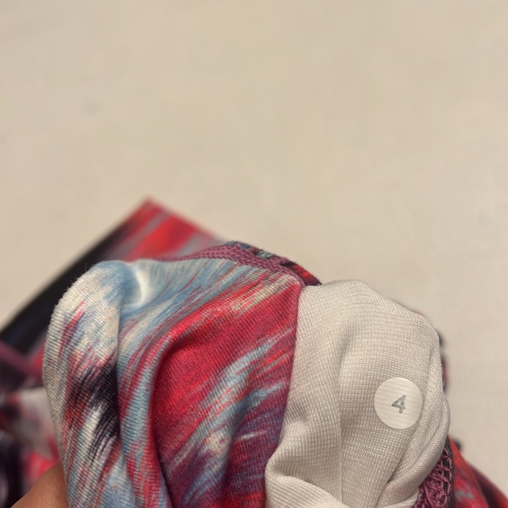 8. Lululemon Wunder Under Pant (Hi-Rise) *Full-On Luon Pigment Wind White Multi - Picture 5 of 5